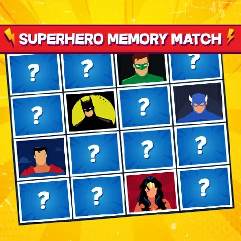 Superhero Memory Match